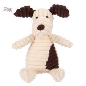 Vocal Animal Plush for Pet Dog Molar Teeth Cleaning Training (Option: Dog 28cm)